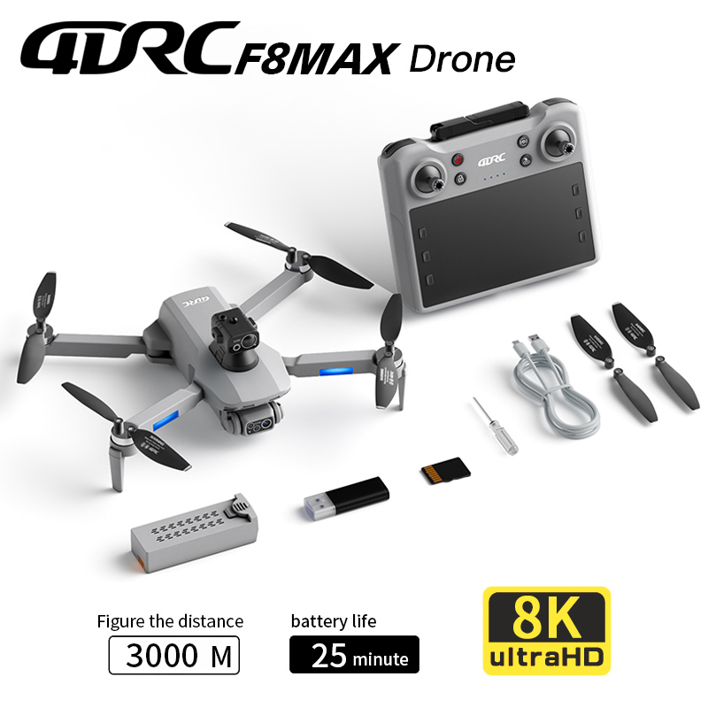 Drone Lidar - F8 MAX GPS الطائرة بدون طيار