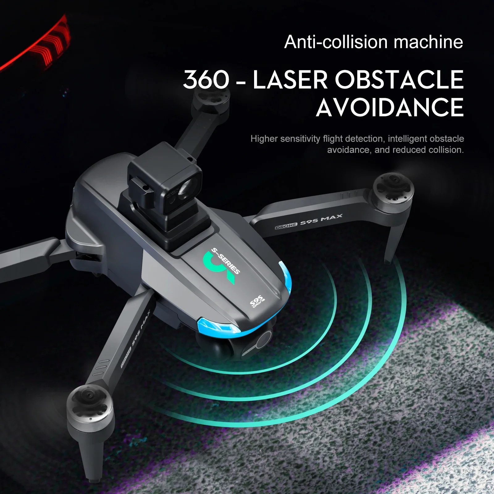 جديد S9S ماكس طائرة صغيرة بدون - مراجعة Drone Lidar وسعره
