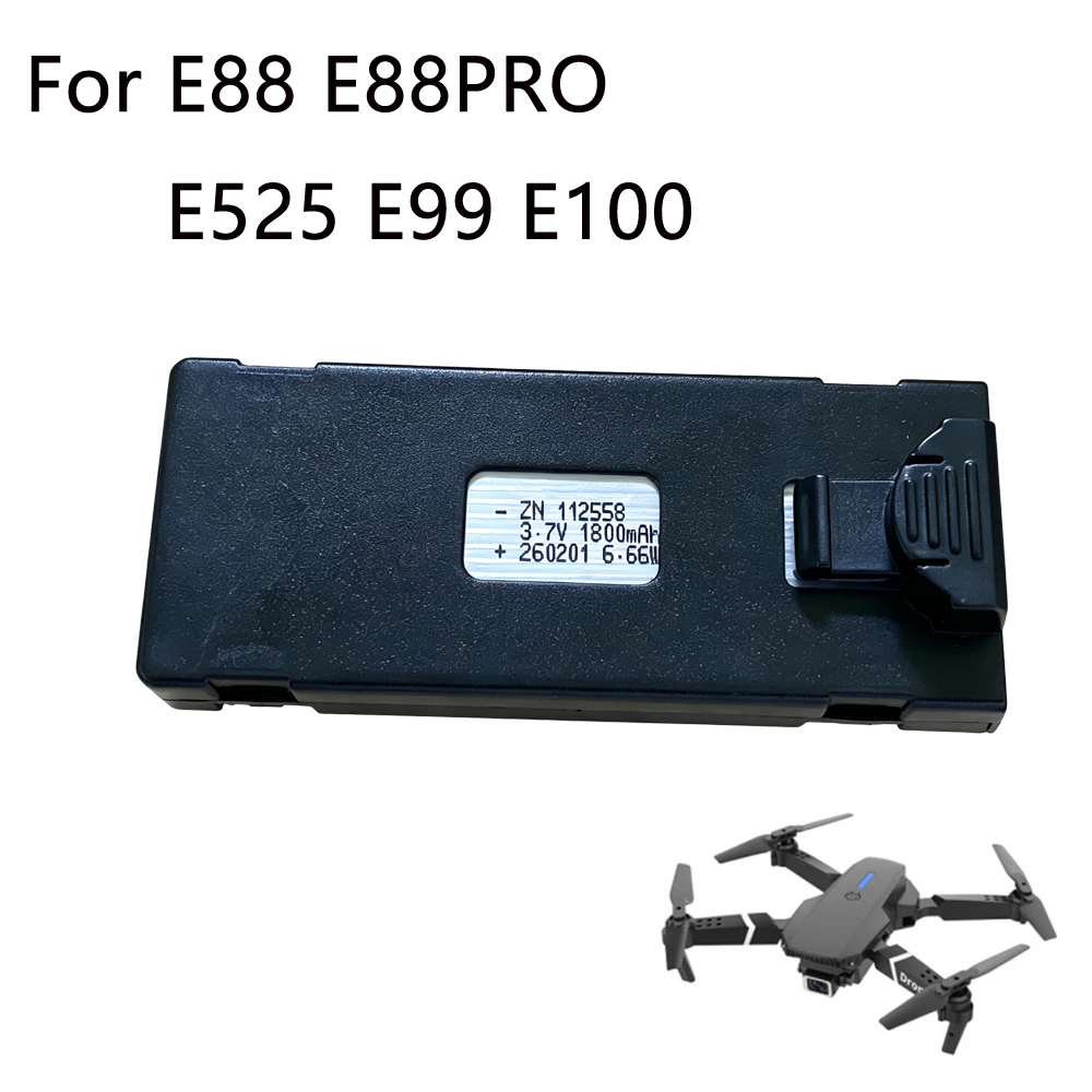 E88 بطارية توصيل خارجي 3.7 فول - مراجعة Eachine Drone E58 وسعره