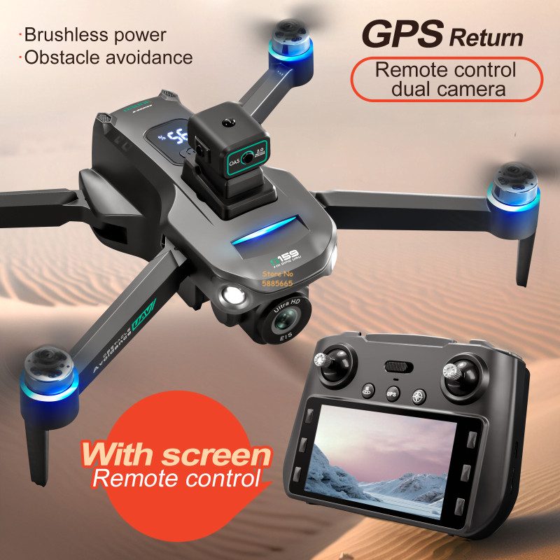 8K كاميرا مزدوجة 5G WIFI FPV ا - مراجعة Drone Lidar وسعره