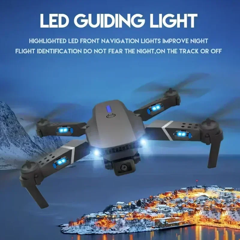 E88 Pro WIFI FPV الطائرة بدون  - مراجعة Drone Lidar وسعره