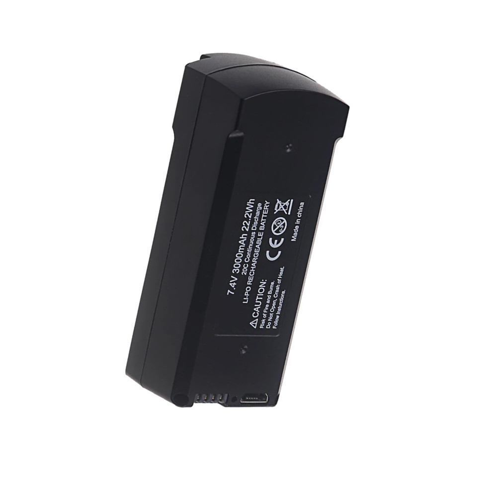 بطارية 7.4 فولت 3000 مللي أمبي - مراجعة Eachine Drone E58 وسعره