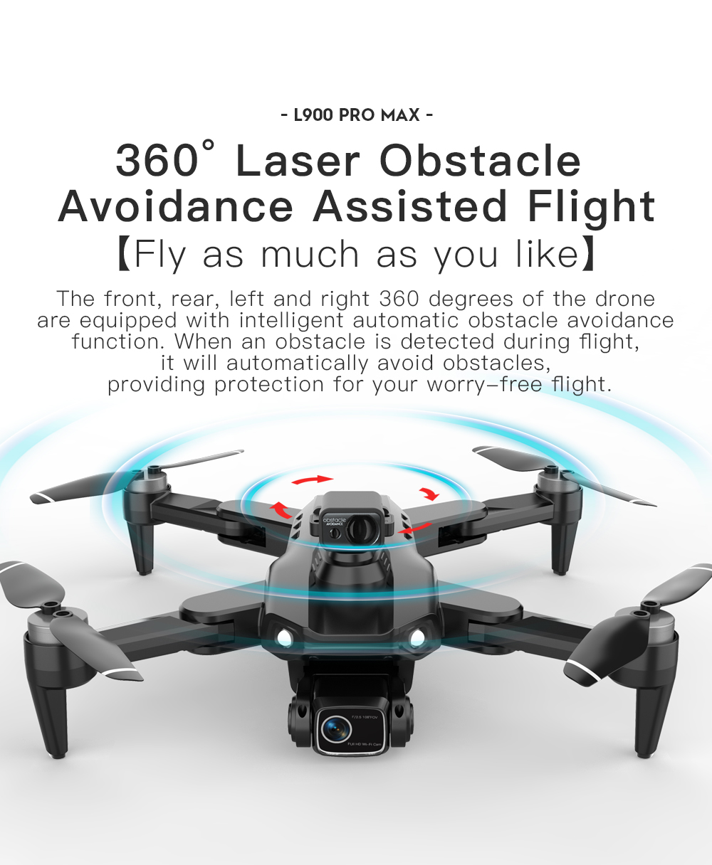 LYZRC L900 PRO MAX تجنب العوائ - مراجعة Drone Multispectral وسعره